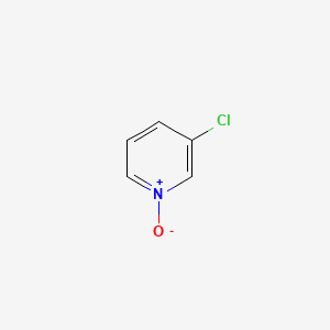 Chemical structure of 3-Chloropyridine N-Oxide