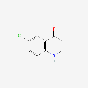 Chemical structure of 6-Chloro-2,3-dihydroquinolin-4(1H)-one
