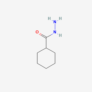 Chemical structure of Cyclohexanecarbohydrazide