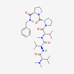 Chemical structure of Cemadotin