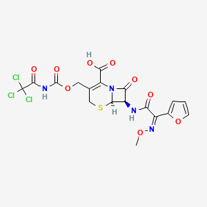 Chemical structure of Cefuroxime Axetil Impurity C