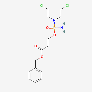 Chemical structure of Carboxyphosphamide Benzyl Ester