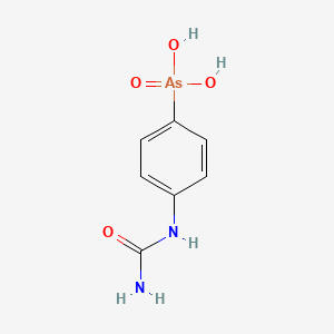 Chemical structure of Carbarsone