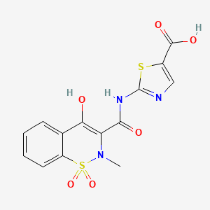 Chemical structure of 5′-Carboxy meloxicam
