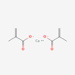 Chemical structure of Calcium Methacrylate