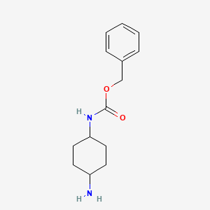 Chemical structure of Cis-1-N-Cbz-1,4-cyclohexyldiamine