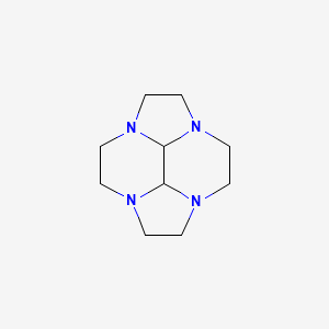 Chemical structure of cis-Decahydro-2a,4a,6a,8a-tetraazacyclopent[fg]acenaphthylene