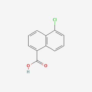 Chemical structure of 5-chloro-1-naphthoic acid