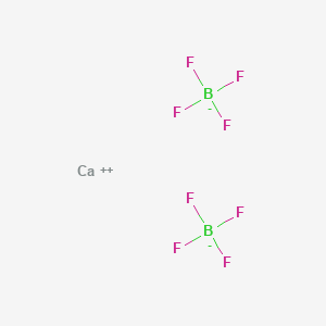 Chemical structure of Calcium tetrafluoroborate hydrate