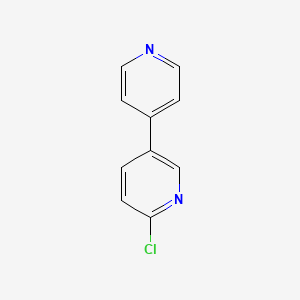 Chemical structure of 6-Chloro-3,4′-bipyridine