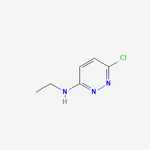Chemical structure of 6-chloro-N-ethylpyridazin-3-amine