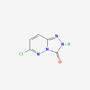 Chemical structure of 6-Chloro[1,2,4]triazolo[4,3-b]pyridazin-3(2H)-one