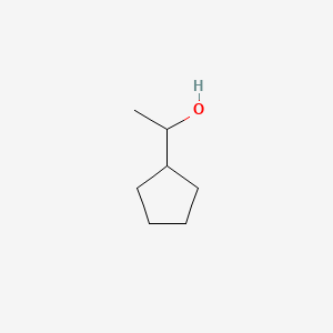 Chemical structure of 1-Cyclopentylethanol