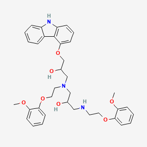 Chemical structure of Carvedilol Related Compound A