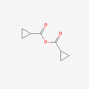 Chemical structure of Cyclopropanecarboxylic anhydride