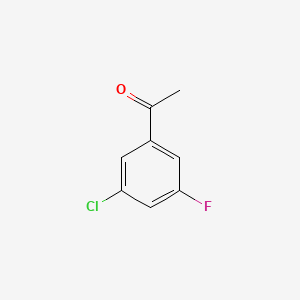 Chemical structure of 3′-Chloro-5′-fluoroacetophenone