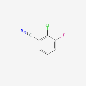 Chemical structure of 2-Chloro-3-fluorobenzonitrile