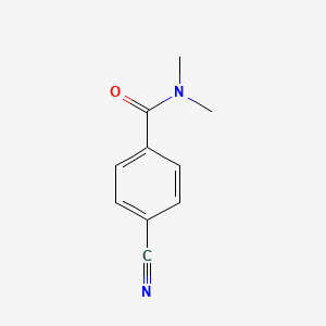 Chemical structure of 4-cyano-N,N-dimethylbenzamide