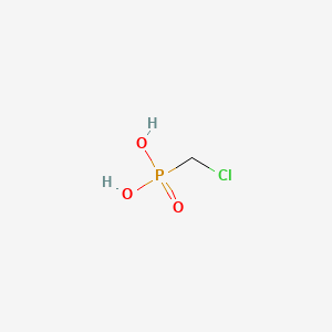 Chemical structure of Chloromethylphosphonic acid