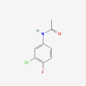 Chemical structure of 3′-Chloro-4′-fluoroacetanilide