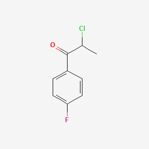 Chemical structure of α-Chloro-4′-fluoropropiophenone