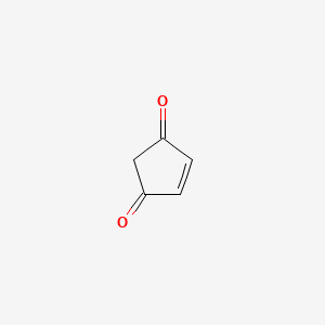 Chemical structure of 4-Cyclopentene-1,3-dione