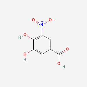 Chemical structure of 3,4-Dihydroxy-5-nitrobenzoic Acid