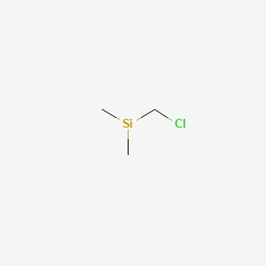Chemical structure of Chloromethyl(dimethyl)silane