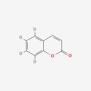 Chemical structure of Coumarin-d4