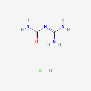 Chemical structure of Carbamoyl-guanidine Amidino Urea Salt, Hydrochloride salt