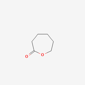 Chemical structure of ε-Caprolactone