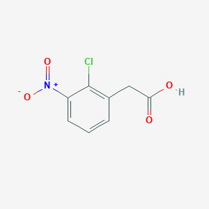 Chemical structure of 2-(2-Chloro-3-nitrophenyl)acetic acid