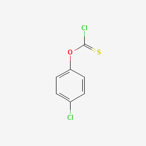 Chemical structure of 4-Chlorophenyl Chlorothionoformate