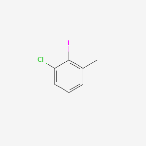Chemical structure of 3-Chloro-2-iodotoluene