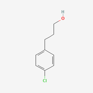 Chemical structure of 3-(4-Chlorophenyl)propan-1-ol