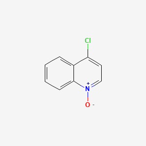 Chemical structure of 4-Chloroquinoline 1-Oxide