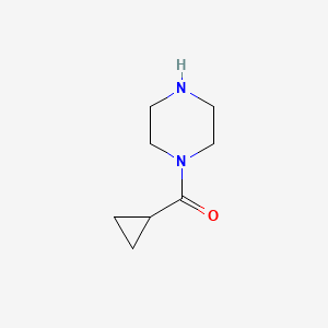 Chemical structure of 1-(Cyclopropylcarbonyl)piperazine