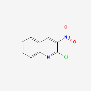 Chemical structure of 2-Chloro-3-nitroquinoline