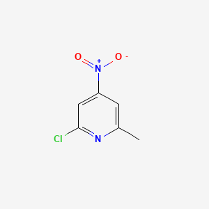 Chemical structure of 2-Chloro-6-methyl-4-nitropyridine