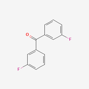Chemical structure of 3,3'-Difluorobenzophenone