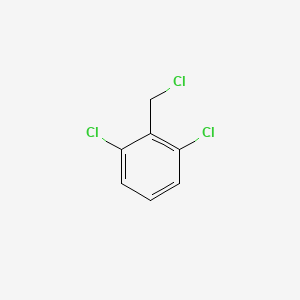 Chemical structure of 2,6-Dichlorobenzyl chloride