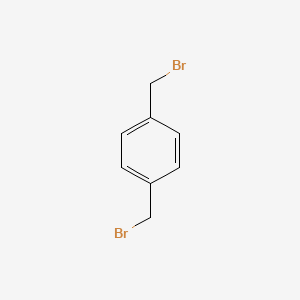Chemical structure of α,α'-Dibromo-p-xylene