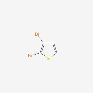 Chemical structure of 2,3-Dibromothiophene