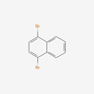 Chemical structure of 1,4-Dibromonaphthalene