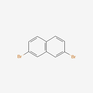 Chemical structure of 2,7-Dibromonaphthalene