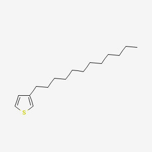 Chemical structure of 3-Dodecylthiophene