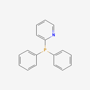 Chemical structure of 2-Pyridyldiphenylphosphine