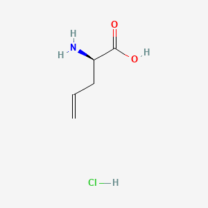Chemical structure of D-Allylglycine hydrochloride