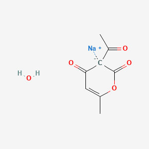 Chemical structure of Dehydroacetic Acid Sodium Salt Monohydrate