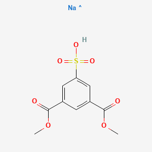 Chemical structure of Dimethyl-5-Sodium Sulfoisophthalate